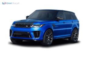 Blue RANGE ROVER SVR 2022