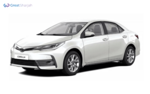 White TOYOTA COROLLA 2019