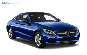 Blue MERCEDES C300 2017