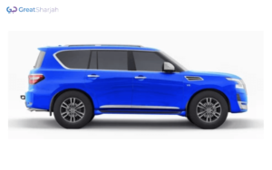 Blue NISSAN Patrol 2022