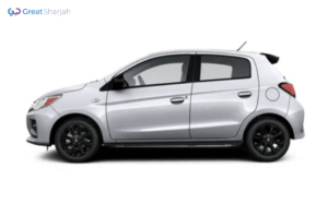 Silver MITSUBISHI MIRAGE 2014