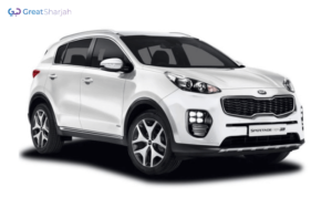 White KIA SPORTAGE 2014