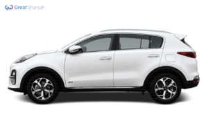 White KIA SPORTAGE 2014