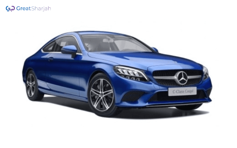 Blue MERCEDES C300 2018