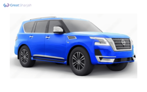 Blue NISSAN Patrol 2022