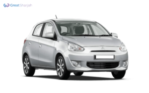 Silver MITSUBISHI MIRAGE 2014